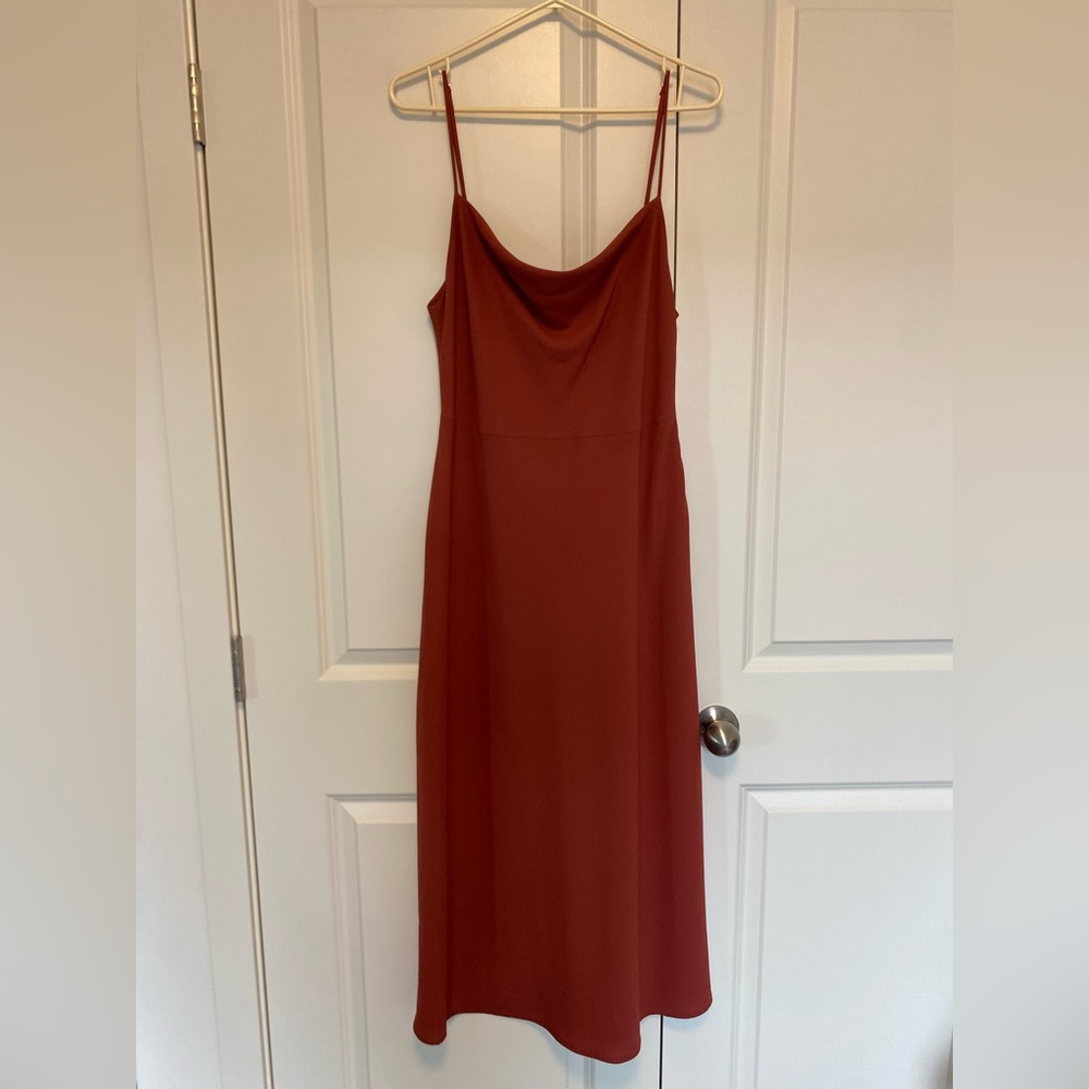 Large Park & Fifth Terracotta Dress